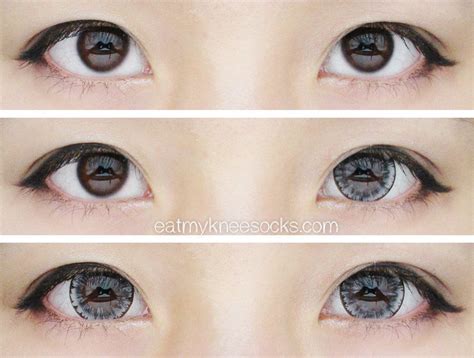 Review Eos Ice Gray Circle Lenses From Pinkyparadise With And