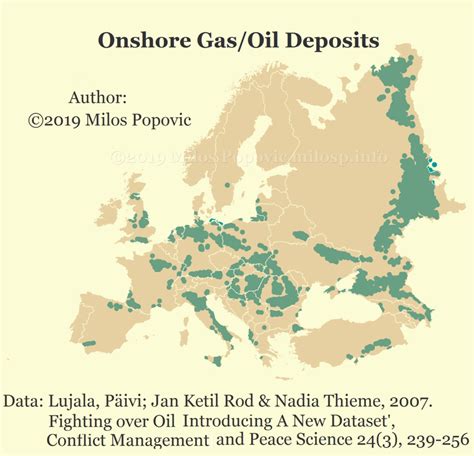 Map Europes Natural Gasoil Deposits Oc Infographictv Number