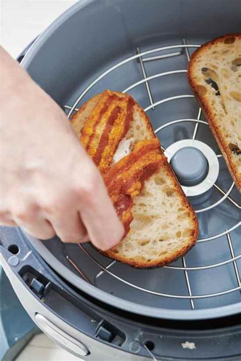 Dunk the pieces of bread into the custard, letting it soak well into each slice. Air Fryer Grilled Cheese Sandwiches — The Mom 100