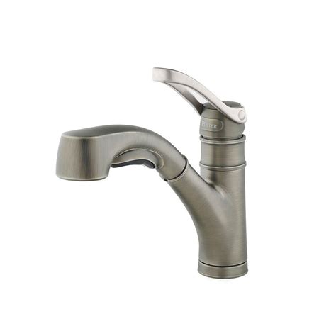 Pfister, formerly called price pfister until 2010, is a manufacturer of bathroom and lavatory faucets, shower systems, showerheads, and accessories and kitchen faucets and other plumbing fixtures. Pfister Prive Single-Handle Pull-Out Sprayer Kitchen ...