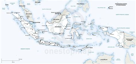 Indonesia States Map