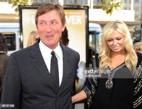 Ice Hockey Legend Wayne Gretzky Arrives With His Daughter Paulina