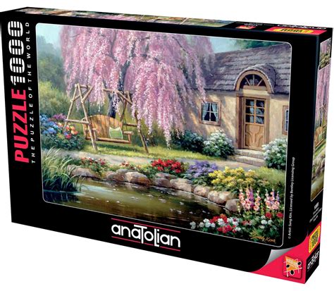 Buy Anatolian Cherry Blossom Cottage Puzzle 1000pc
