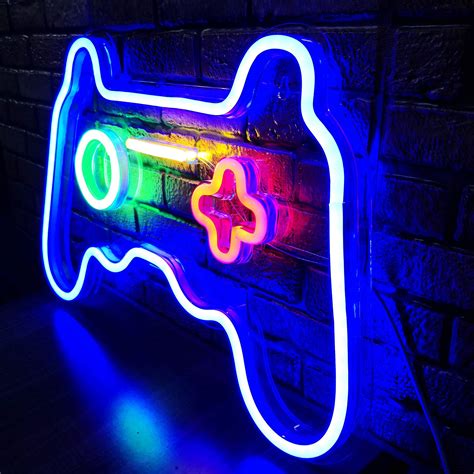 Buy Led Game Neon Sign Gamepad Shape Led Sign Light Gamer T For Teen