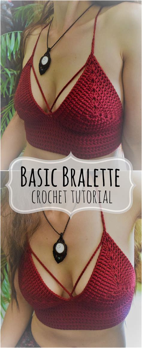 Basic Bralette Tutorial Morale Fiber Bralette Pattern Crochet Bikini Pattern Crochet
