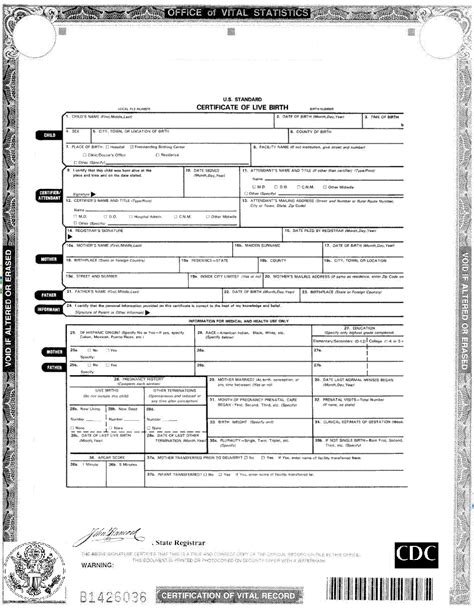 Birth Certificate Request Form Louisiana