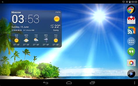 Weather Live Wallpaper For Pc