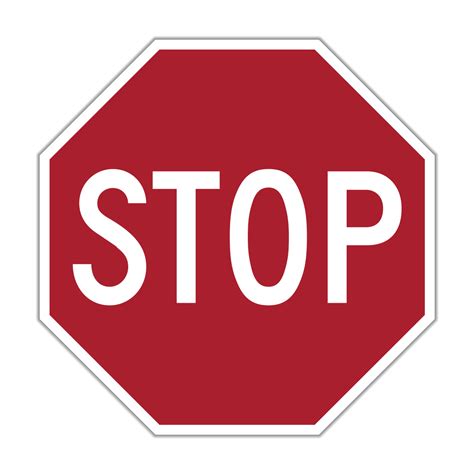 R1 1 Stop Sign Hall Signs