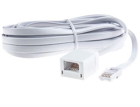 Buy Bt Telephone Extension Cable 15m Ancable White Bt Male To Female