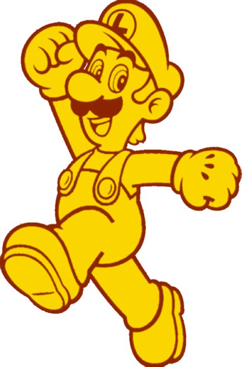 Gold Luigi By Darthvader867554333 On Deviantart