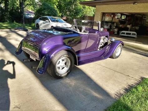 Purple Ford Hot Rod Street Rod With 22000 Miles Available Now
