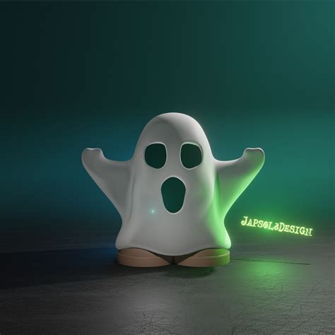Stl File Halloween Scream Ghost・3d Printer Model To Download・cults