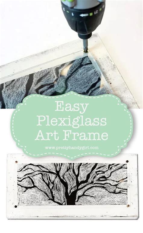 Easy Plexiglass Art Frame Framed Art Plexiglass Diy Art