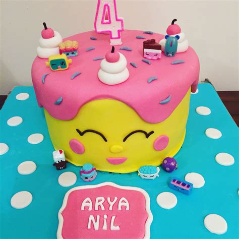 4 Year Old Baby Girl Birthday Cake 4 Yaş Kız çocuğu Doğum Günü Pastası