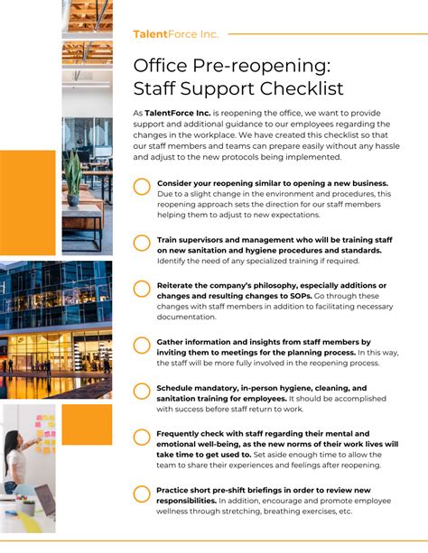 20 Checklist Infographics For Workplace Safety Health And More Avasta