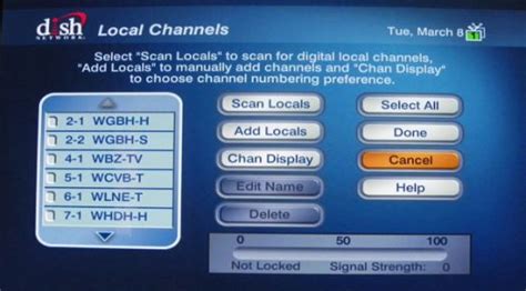 No problem, as our easy to use channel guide can tell you what channel to tune into. The dish network channel guide