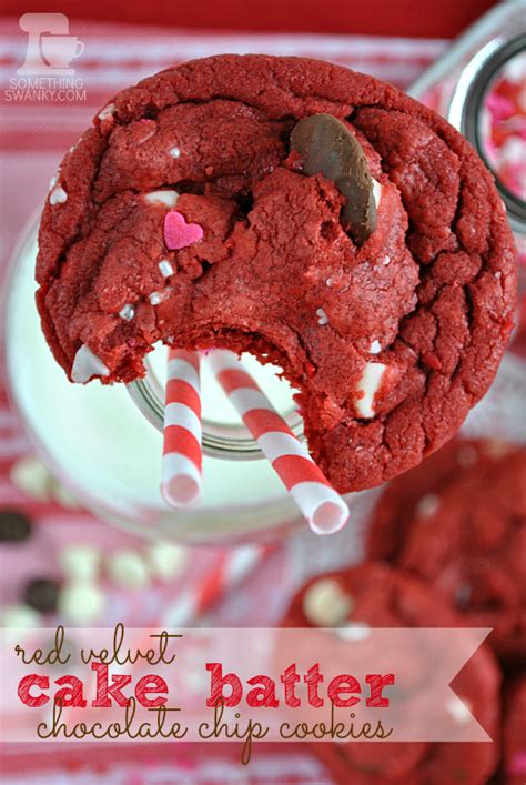 Red Velvet Funfetti Cake Batter Chocolate Chip Cookies Recipe Recipe