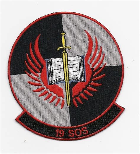 Us Air Force Patch 19th Special Operations Squadron Military Flag
