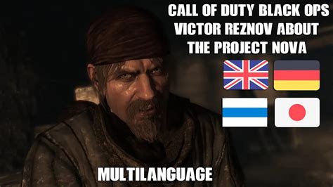 Victor Reznov About The Project Nova Multilanguage Call Of Duty