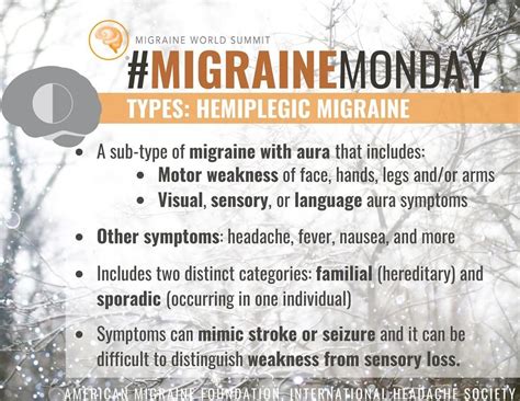 Migraine Types Hemiplegic Migraine Hemiplegic Migraine Types Of