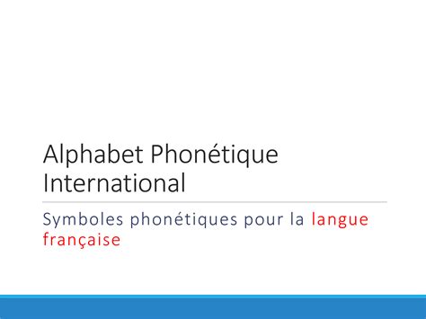 Solution A L Alphabet Phon Tique Studypool