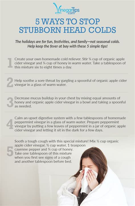 5 Ways To Stop Stubborn Head Colds Head Cold Remedies Cold Remedies