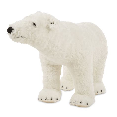 Buy Melissa And Doug Giant Polar Bear Lifelike Stuffed Animal Nearly 3