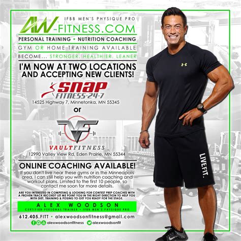 Aw Fitness Personal Trainer Online Coach Mens Physique