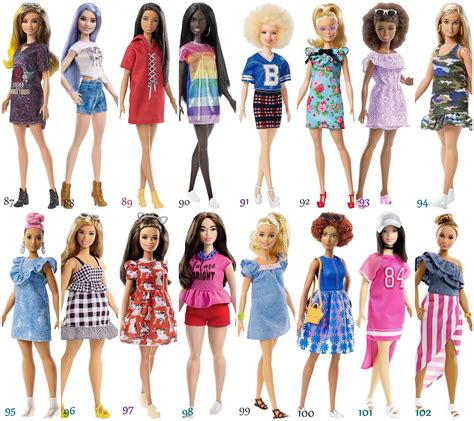 Que Bonito Yohanita Barbie Fashionistas 2018 Curvy Doll 101 Hot Mesh Doll And Fashions