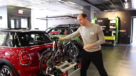 From trekking down town or cruising up in the mountains, its powerful engines makes it all effortless. MINI Cooper Bike Rack System - YouTube