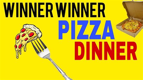 Winner Winner Pizza In Dinner 🍕 Youtube