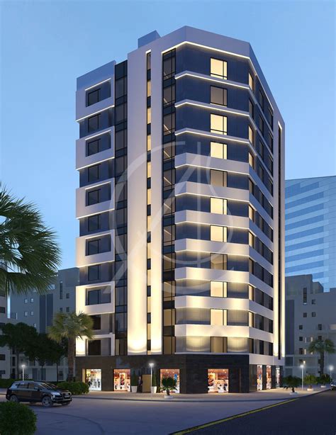 12 Story Modern Apartment Building Exterior Design By Comelite