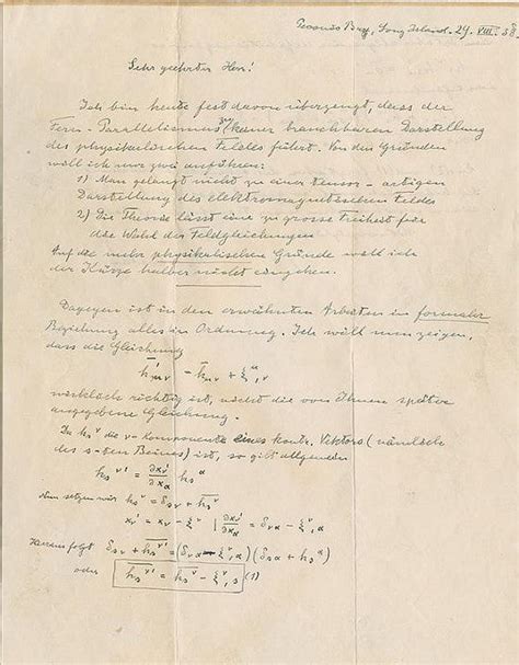 Albert Einstein Autographed Letters To Auction For 80000