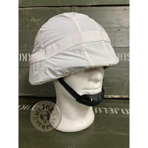 British Army White Snow Mk6 Helmet Cover New