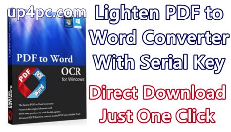 Lighten Pdf To Word Converter 625 With Serial Key Latest Up4pc