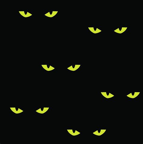 Halloween Home Decor Spooky Cat Eyes Black Cat Pillow Cat Cushion