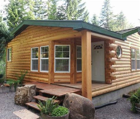 Manufactured Home Log Cabin Mobile Homes Log Siding