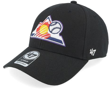 Colorado Rockies Mvp Black Adjustable 47 Brand Caps Uk