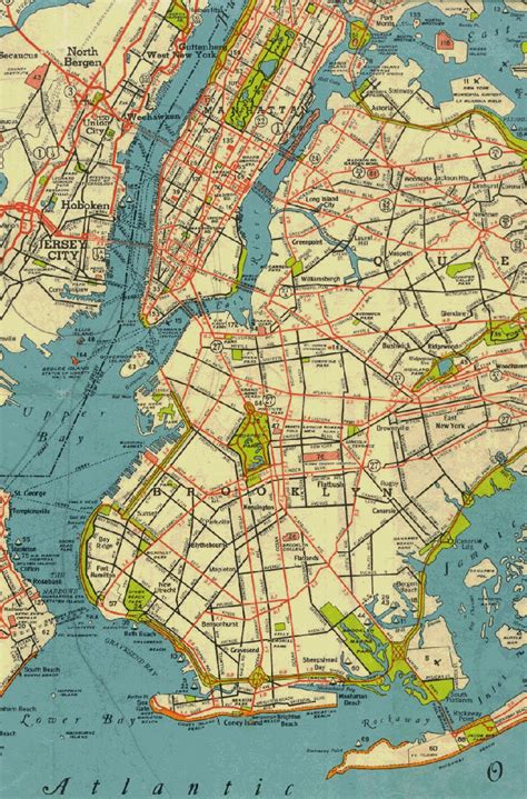 Map Of Manhattan And Brooklyn Map Quiz