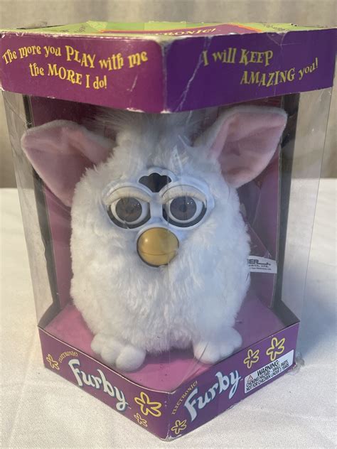 Electronic Furby 1998 Original First Edition White 885209383280 Ebay
