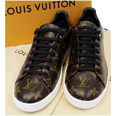 Louis Vuitton Frontrow Monogram Canvasleather Sneakers Brown Us