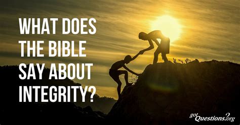 Mar 04, 2016 · you are wrong when you say that god does not know what it means to be human and have physical pain. What does the Bible say about integrity? | GotQuestions.org
