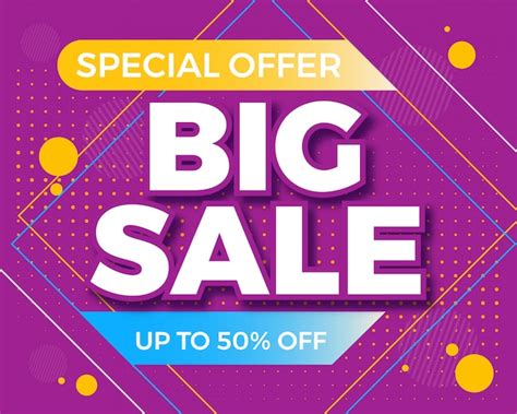 Premium Vector Special Offer Sale Template Banner Sale Shopping