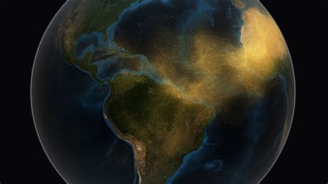 Nasa Satellite Tracks Saharan Dust To Amazon In 3 D