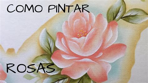 Como Pintar Rosas En Tela Como Pintar Rosas Con Stencil How To