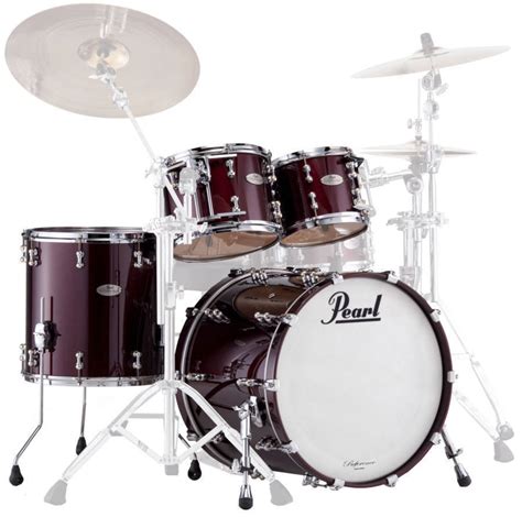 Pearl Reference Pure 4 Piece Drum Kit Black Cherry Long And Mcquade