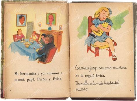 Libros Peronistas Evita de Graciela Albornoz de Videla Páginas 8 y 9