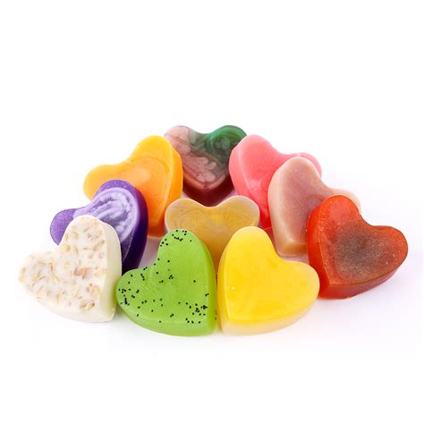 Natural And Organic Heart Shape Bar Soap Variety Pack Saavy Naturals