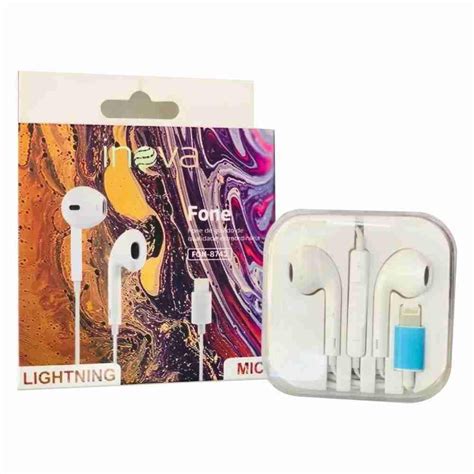 Fone De Ouvido Apple Earpods Conector Lightning Branco Black Friday