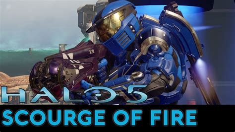 Halo 5 Guardians Weapon Showcase Scourge Of Fire Youtube